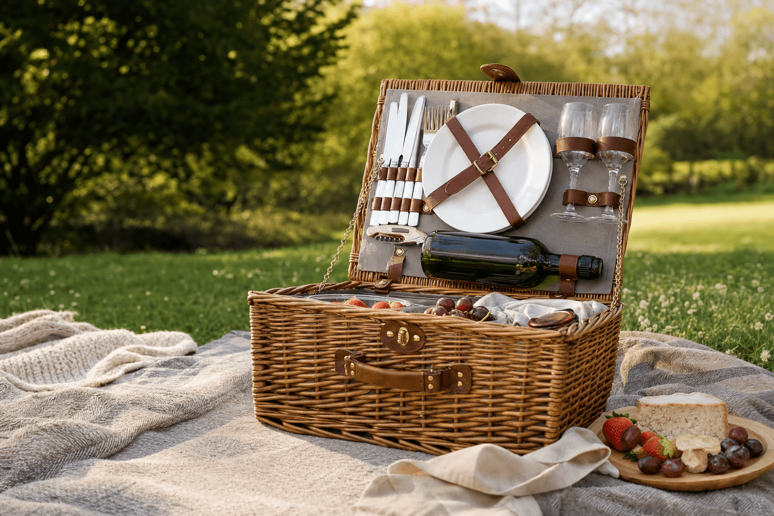 Las mejores cestas de picnic para vino