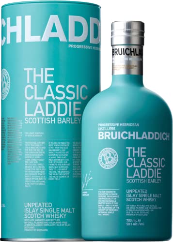 BRUICHLADDICH - Whisky The Classic Laddie Scottish Barley, Whiskey Escocés, 50% Volumen de Alcohol, 70 cl